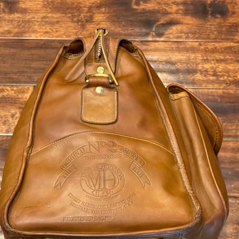 Vintage Marley Hodgson Ghurka Express No. 2 Leather Duffle Travel Bag USA